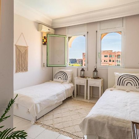 Charming 2-Bed Oasis Pool View Apartment Marrakesh Exterior photo