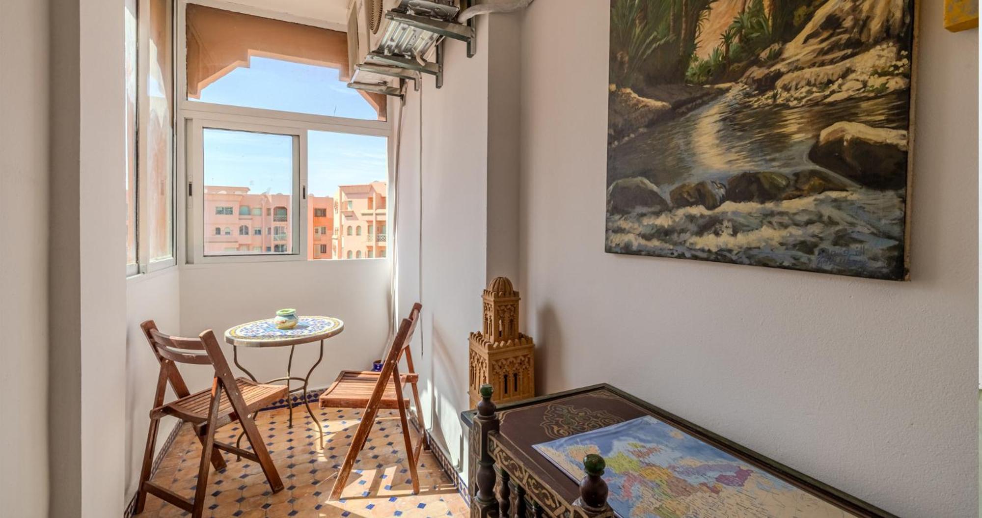 Charming 2-Bed Oasis Pool View Apartment Marrakesh Exterior photo